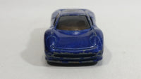 2007 Hot Wheels Exotics Jaguar XJ220 Metallic Dark Blue Die Cast Toy Car Vehicle