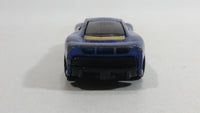 2007 Hot Wheels Exotics Jaguar XJ220 Metallic Dark Blue Die Cast Toy Car Vehicle