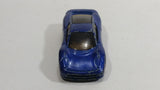 2007 Hot Wheels Exotics Jaguar XJ220 Metallic Dark Blue Die Cast Toy Car Vehicle