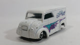 1998 Hot Wheels First Editions Dairy Delivery Truck White Die Cast Toy Car Vehicle