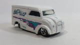 1998 Hot Wheels First Editions Dairy Delivery Truck White Die Cast Toy Car Vehicle