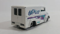 1998 Hot Wheels First Editions Dairy Delivery Truck White Die Cast Toy Car Vehicle