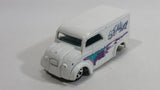 1998 Hot Wheels First Editions Dairy Delivery Truck White Die Cast Toy Car Vehicle