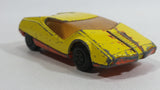 1973 Lesney Products Matchbox Yellow Orange Superfast No. 33 Datsun 126X Toy Car Vehicle