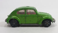 Vintage Corgi Whizzwheels Volkswagen Beetle Bug Green Die Cast Toy Car Vehicle