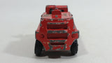 Vintage 1965, 1972 Aviva United Features Syndicate Woodstock No. C5 Red Fork Lift Die Cast Toy Car Vehicle Made in Hong Kong