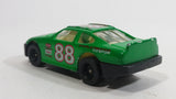 Unknown Brand #88 Stock Car Green Die Cast Toy Race Car Vehicle