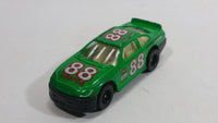 Unknown Brand #88 Stock Car Green Die Cast Toy Race Car Vehicle