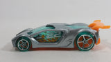 2013 Hot Wheels Road Rockets Impavido 1 Silver Die Cast Toy Car Vehicle