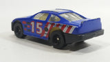 Unknown Brand #15 Stock Car Blue Die Cast Toy Race Car Vehicle