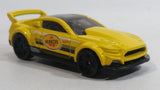 2016 Hot Wheels HW Speed Graphics Custom '15 Ford Mustang Pennzoil Yellow Die Cast Toy Car Vehicle