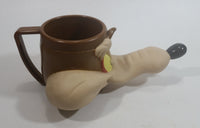 1992 Warner Bros. Looney Tunes Wile E. Coyote Plastic Coffee Cup Mug Cartoon Collectible