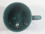 1998 Warner Bros Looney Tunes Taz Tasmanian Devil Cartoon Character "Sink It and Drink It!" Dark Green Ceramic Coffee Mug with Hole For Golf Ball Underneath