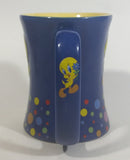 Tindex Warner Bros Looney Tunes Tweety Bird Cartoon Character 4 1/2" Tall Blue and Yellow Ceramic Coffee Mug Collectible