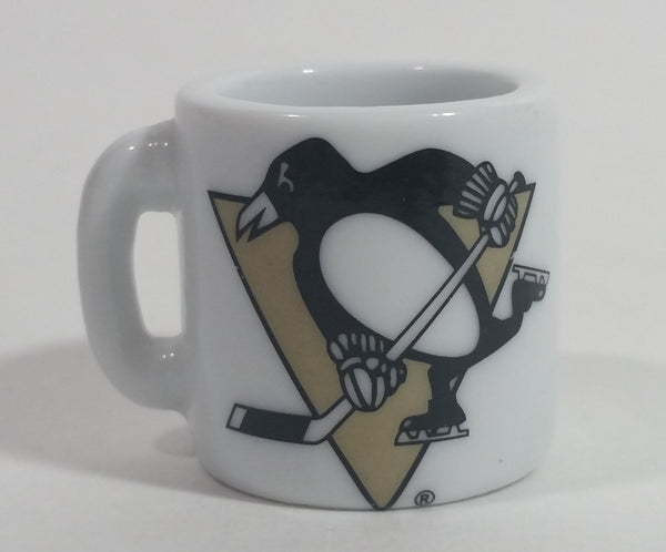 NHL Ice Hockey Pittsburgh Penguins Team Mini Miniature Ceramic Mug