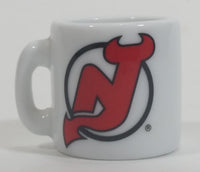 NHL Ice Hockey New Jersey Devils Team Mini Miniature Ceramic Mug