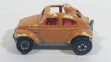 1988 Hot Wheels Color Racers Baja Bug Volkswagen VW Beetle Metallic Orange Brown To Yellow Die Cast Toy Car Vehicle