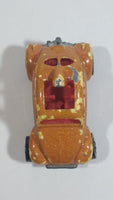 1988 Hot Wheels Color Racers Baja Bug Volkswagen VW Beetle Metallic Orange Brown To Yellow Die Cast Toy Car Vehicle