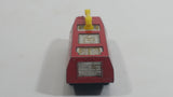 Vintage 1980s Corgi Juniors Chubb Fire Truck Airport Rescue 8 Red Die Cast Toy Car Firefighting Vehicle