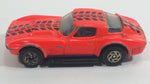 1994 Matchbox Corvette Grand Sport Neon Orange Black Tire Tracks Die Cast Toy Car Vehicle