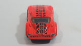 1994 Matchbox Corvette Grand Sport Neon Orange Black Tire Tracks Die Cast Toy Car Vehicle