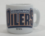 NHL Ice Hockey Edmonton Oilers Team Mini Miniature Ceramic Mug