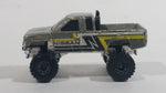 Rare 1987 Mattel Hot Wheels Nissan Hardbody Truck Grey Die Cast Toy Car Off-Roading Vehicle