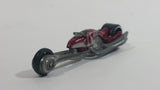 2006 Hot Wheels First Editions Hammer Sled Motorcycle Dark Red Die Cast Toy Motorbike Vehicle