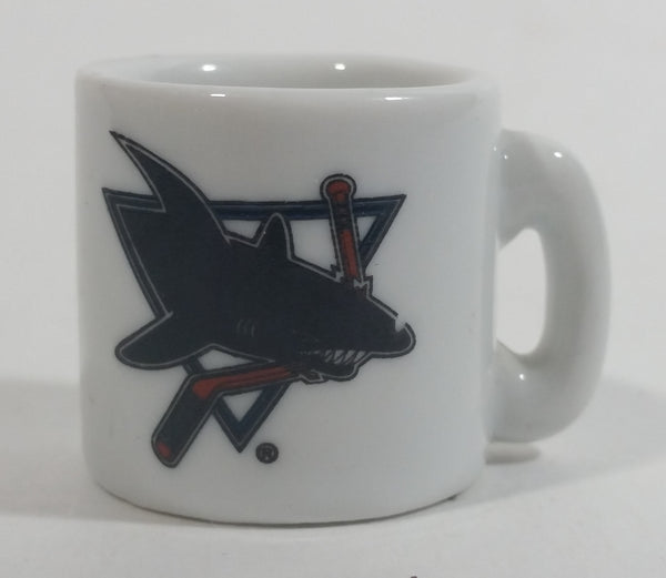 NHL Ice Hockey San Jose Sharks Team Mini Miniature Ceramic Mug