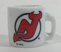 NHL Ice Hockey New Jersey Devils Team Mini Miniature Ceramic Mug