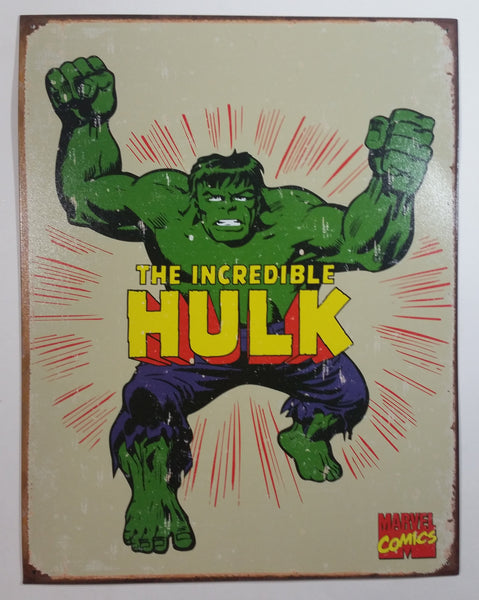 2007 Marvel Comics The Incredible Hulk Character 12" x 16" Tin Metal Sign