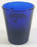 NHL Ice Hockey Washington Capitals Team Cobalt Blue Shot Glass