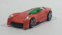 2001 Hot Wheels First Editions Monoposto Pearl Orange Die Cast Toy Car Vehicle