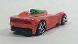 2001 Hot Wheels First Editions Monoposto Pearl Orange Die Cast Toy Car Vehicle