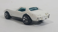 1994 Hot Wheels Chevrolet Corvette Stingray White Die Cast Toy Car Vehicle