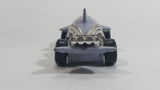 1987 Hot Wheels Speed Demons Sharkruiser Grey Die Cast Toy Car Shark Shaped Vehicle - UH