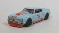 2013 Hot Wheels HW Workshop Performance 1970 Chevrolet Chevelle SS Aquamarine Light Blue #15 Gulf Die Cast Toy Muscle Car Vehicle