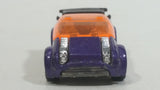 2006 Hot Wheels Drag Race Duel Super Gnat 05 Metallic Purple with Orange Tint Die Cast Toy Car Vehicle