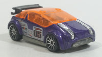 2006 Hot Wheels Drag Race Duel Super Gnat 05 Metallic Purple with Orange Tint Die Cast Toy Car Vehicle