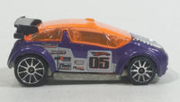 2006 Hot Wheels Drag Race Duel Super Gnat 05 Metallic Purple with Orange Tint Die Cast Toy Car Vehicle