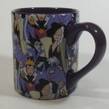 Disney Villains Character Collage Ceramic Dark Purple Coffee Mug Collectible