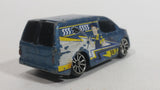 2013 MotorMax Fast Lane Street Linx 24/7 555-5555 Blue Grey Mini Van 6143-6 Die Cast Toy Car Vehicle