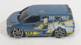 2013 MotorMax Fast Lane Street Linx 24/7 555-5555 Blue Grey Mini Van 6143-6 Die Cast Toy Car Vehicle