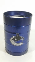 NHL Ice Hockey Vancouver Canucks Dark Blue Metal 5" Tall Coin Bank Sports Collectible