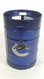 NHL Ice Hockey Vancouver Canucks Dark Blue Metal 5" Tall Coin Bank Sports Collectible