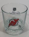 Rare Limited Release Crown Royal "NHL Rocks" New Jersey Devils Hockey Team Clear Glass Whisky Cup