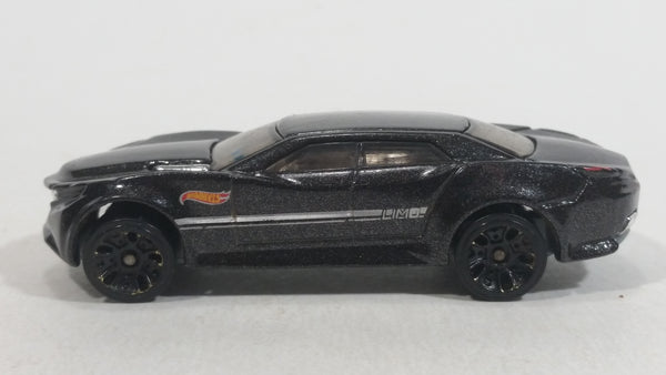 2014 Hot Wheels Ryura LX Metalflake Black Die Cast Toy Car Vehicle