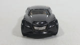 2014 Hot Wheels Ryura LX Metalflake Black Die Cast Toy Car Vehicle