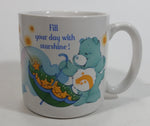 1985 American Greetings Care Bears "Fill your day with starshine!" White Stoneware Coffee Mug Collectible