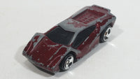 1999 Hot Wheels Maximizer Dark Red Die Cast Toy Car - McDonald's Happy Meal 10/16